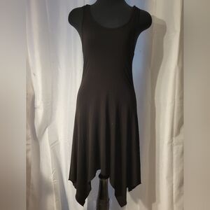 * MY TRIBE asymmetrical sleeveless midi dress